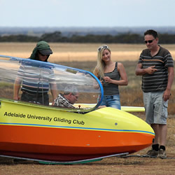 Adelaide University Gliding Club - Air Experience Flight - Student
