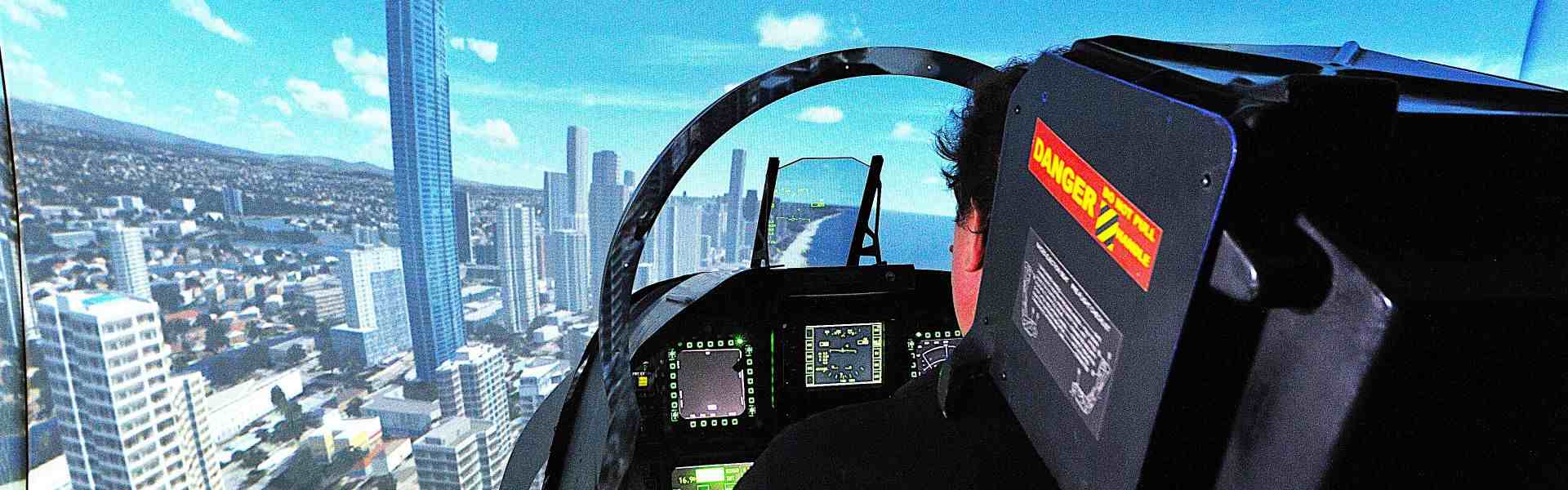 F/A-18 fighter jet simulator